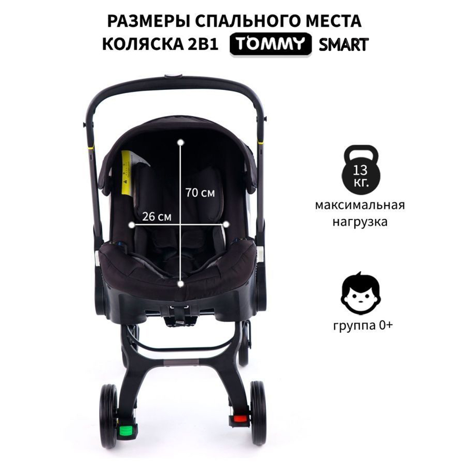 Коляска трансформер TOMMY Smart - фото 2