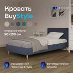 Кровать односпальная buyson BuyStyle (синий)