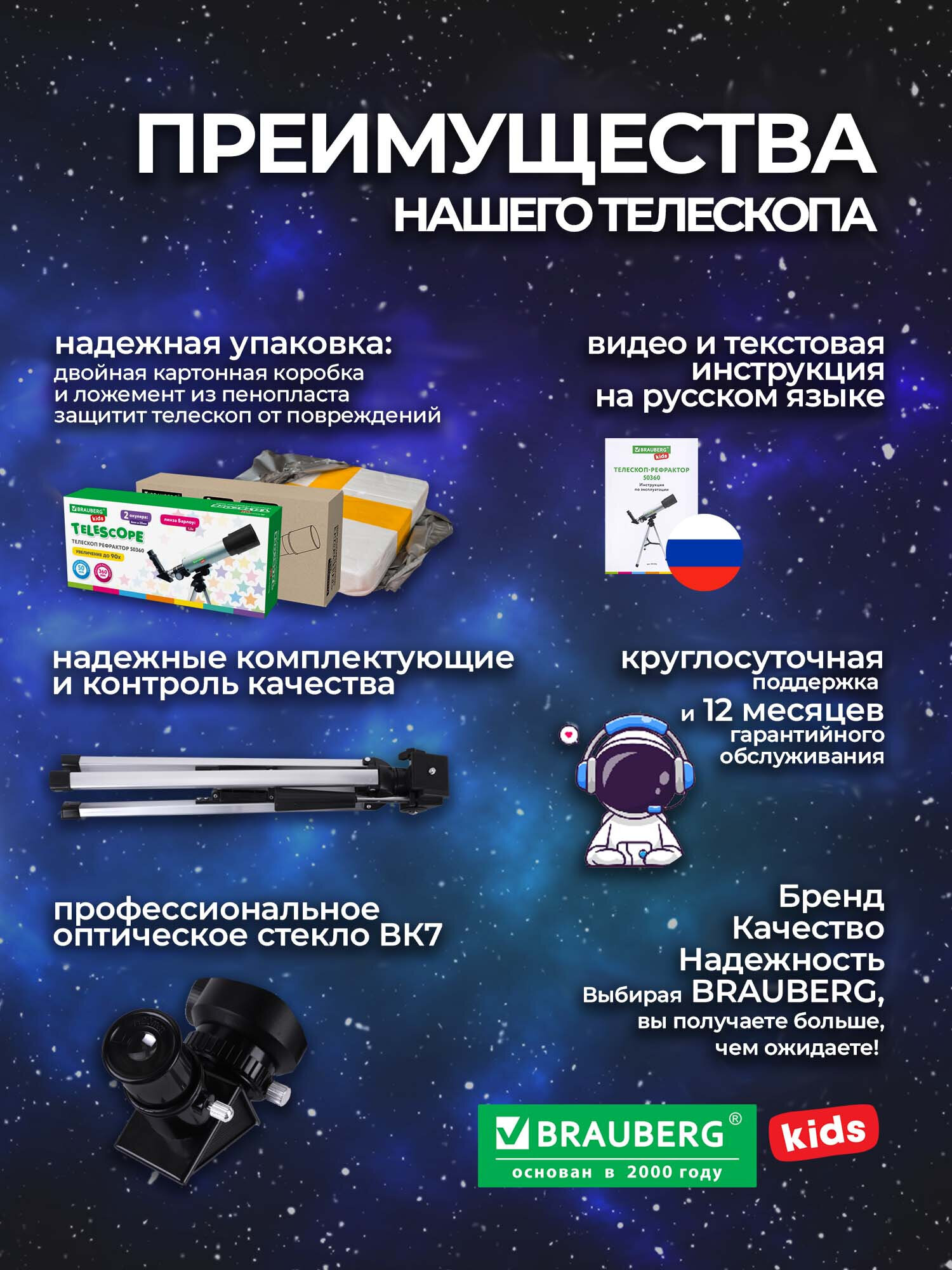 Телескоп Brauberg - фото 8