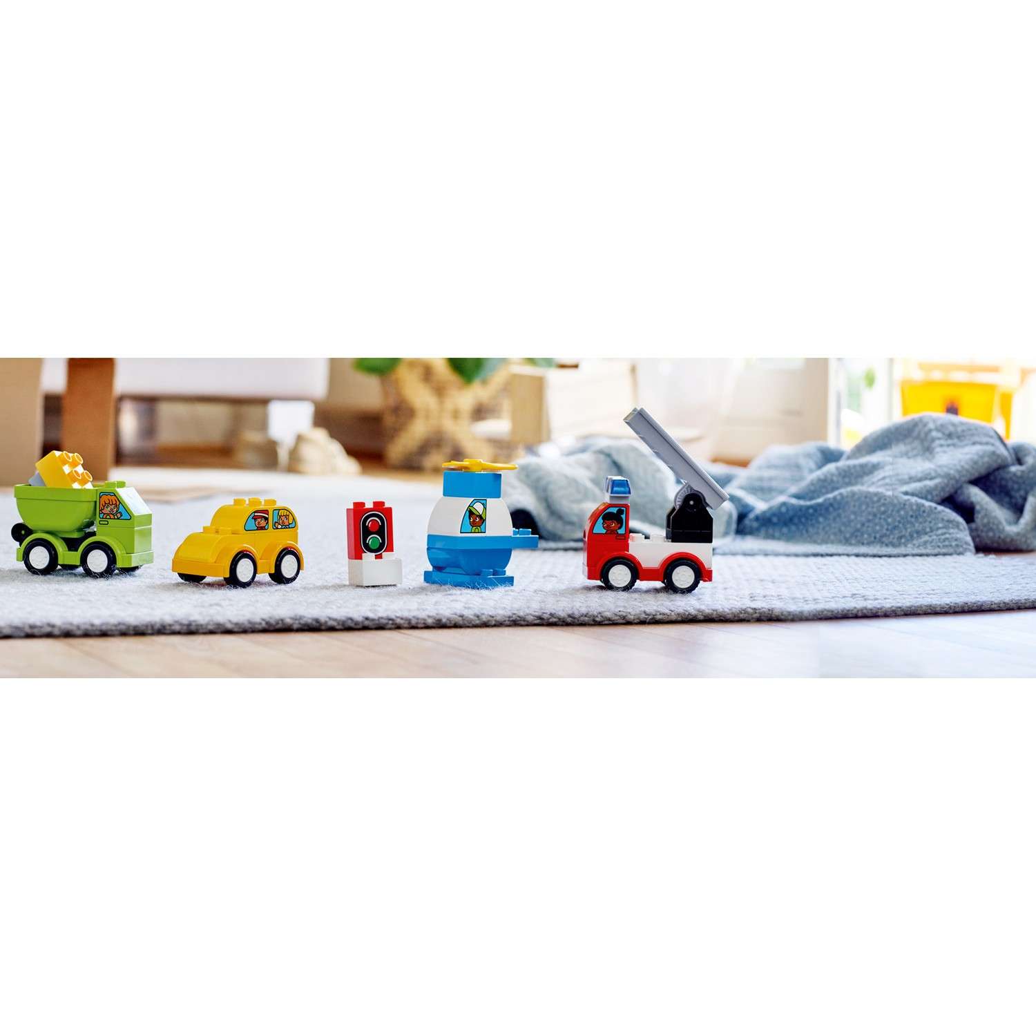 Конструктор LEGO DUPLO Мои первые машинки блочный - фото 9
