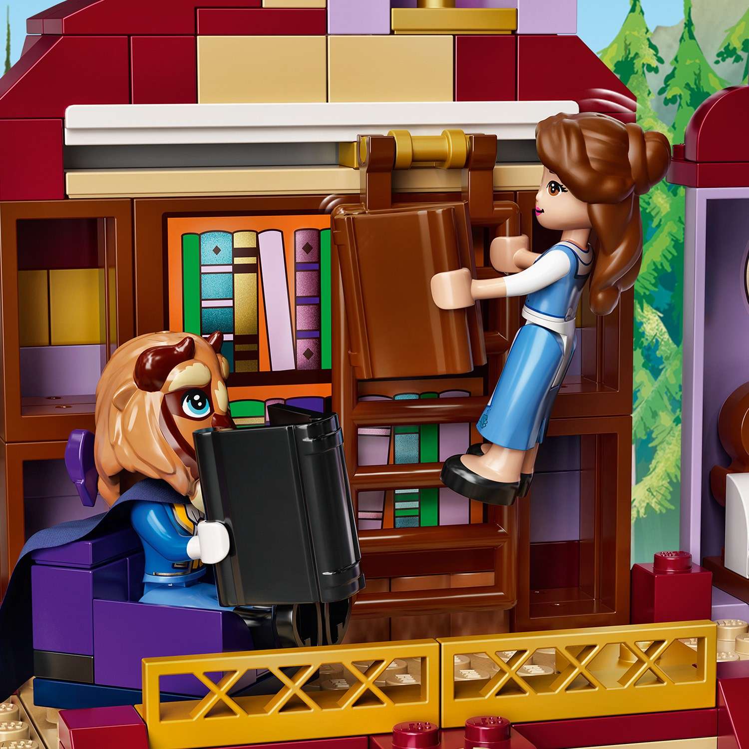 Конструктор LEGO Disney Princess Замок Белль и Чудовища блочный - фото 9