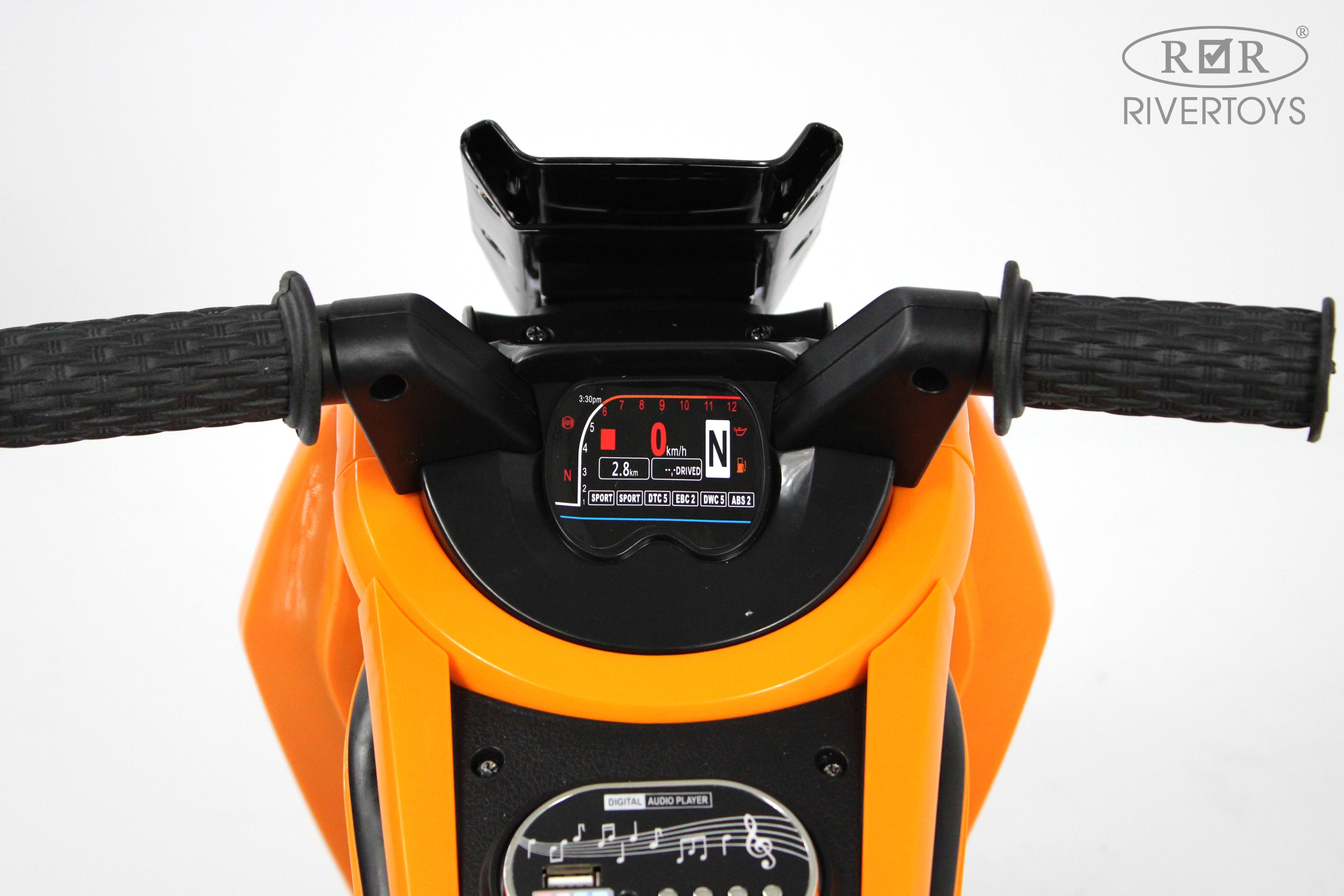 Электромобиль RIVERTOYS K333PX-ORANGE - фото 15