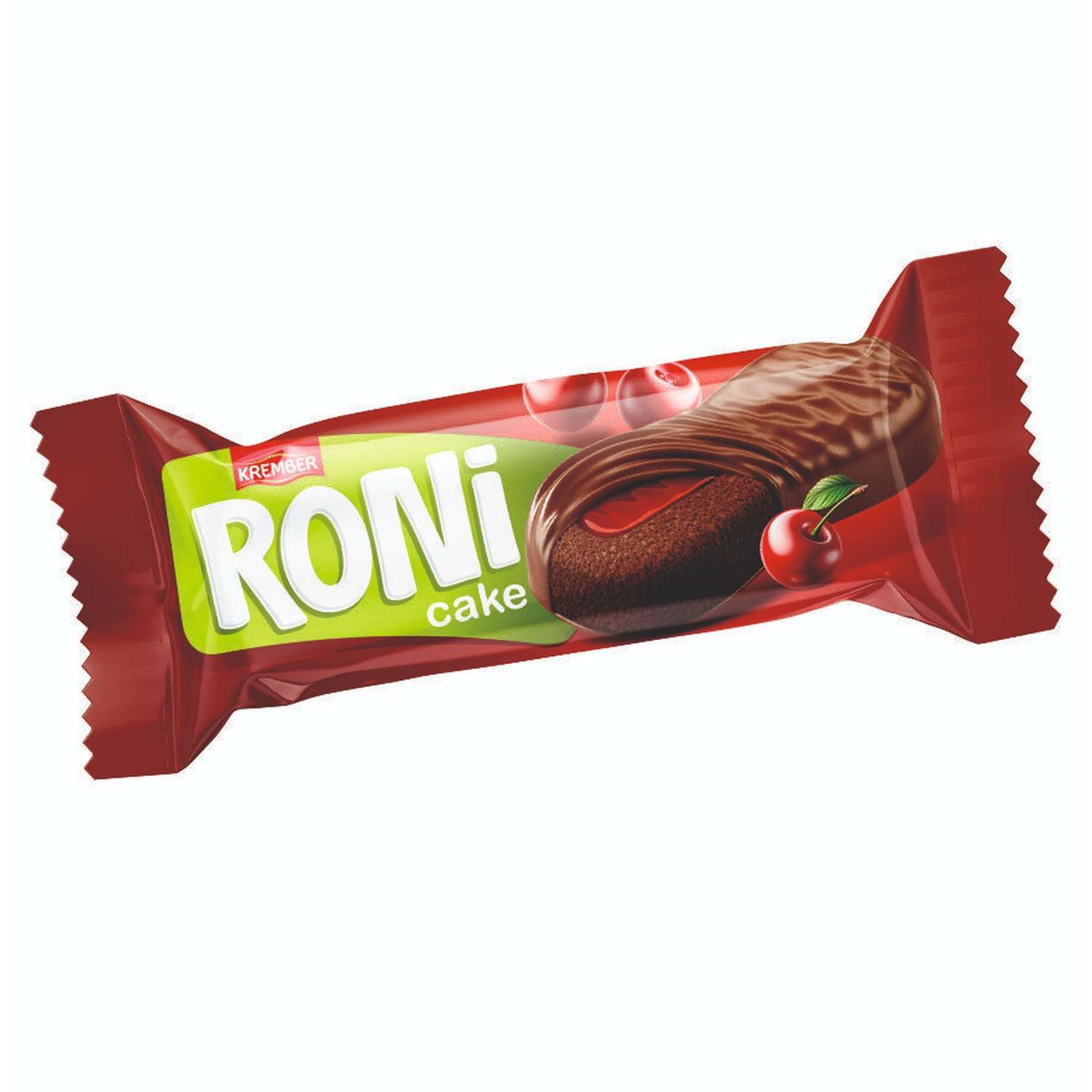 Кекс Krember глазированный с вишневым желе 32г - фото 1