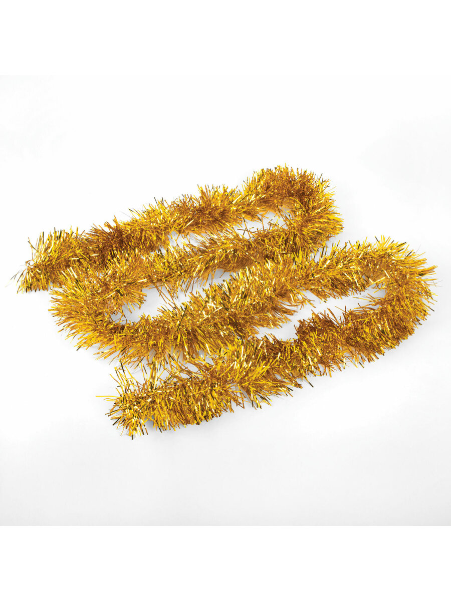 Мишура новогодняя Золотая сказка украшение декор для елки набор 3 шт 100мм х 2м - фото 8