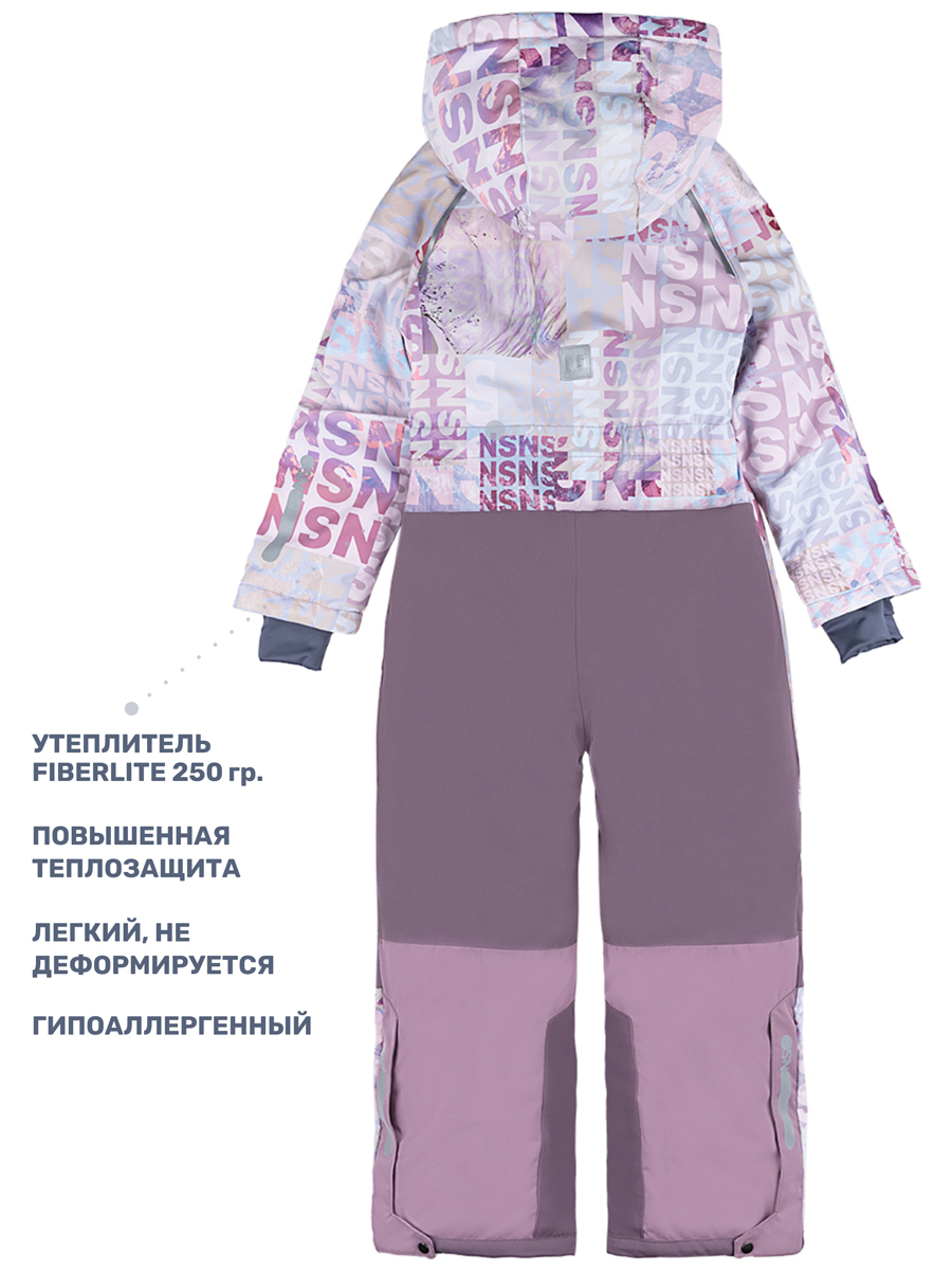 Комбинезон NIKASTYLE 8з2424 бежевый/орхидея - фото 11