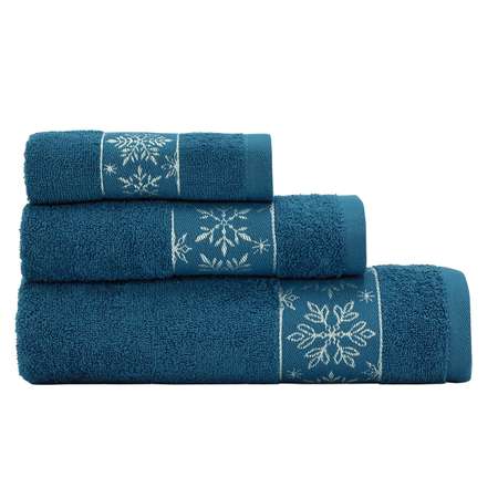 Полотенце BRAVO Снежинки 70 x 130 см 3 шт.