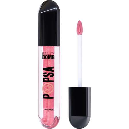 Блеск для губ Beauty Bomb 02 Top The Charts розовый с блестками