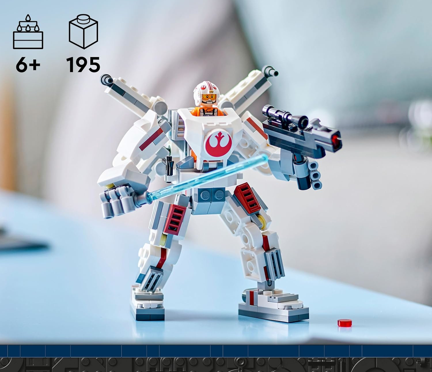 Конструктор LEGO Star Wars Люк Скайуокер Крестокрыл Робот 195 дет. - фото 6