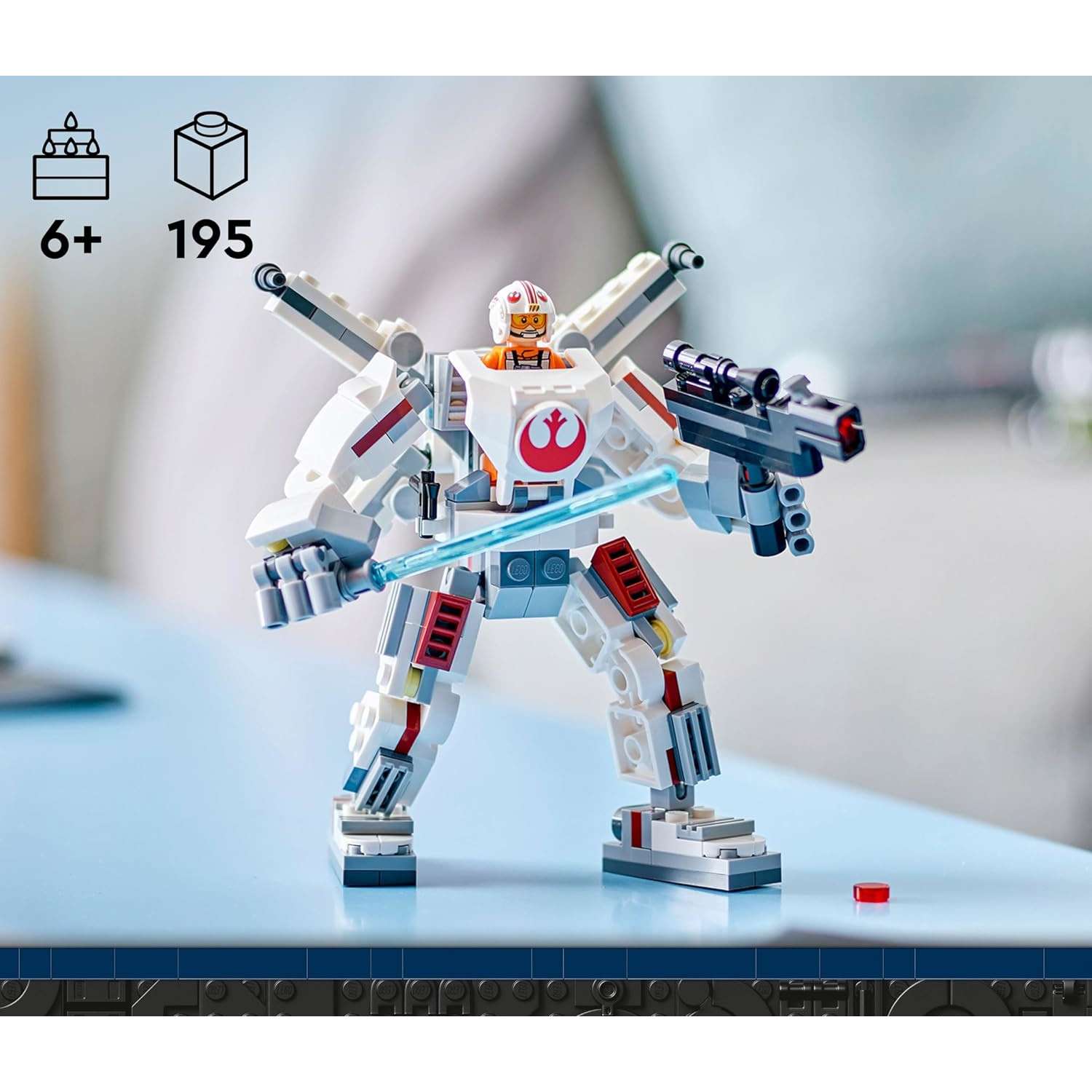 Конструктор LEGO Star Wars Люк Скайуокер Крестокрыл Робот 195 дет. - фото 6