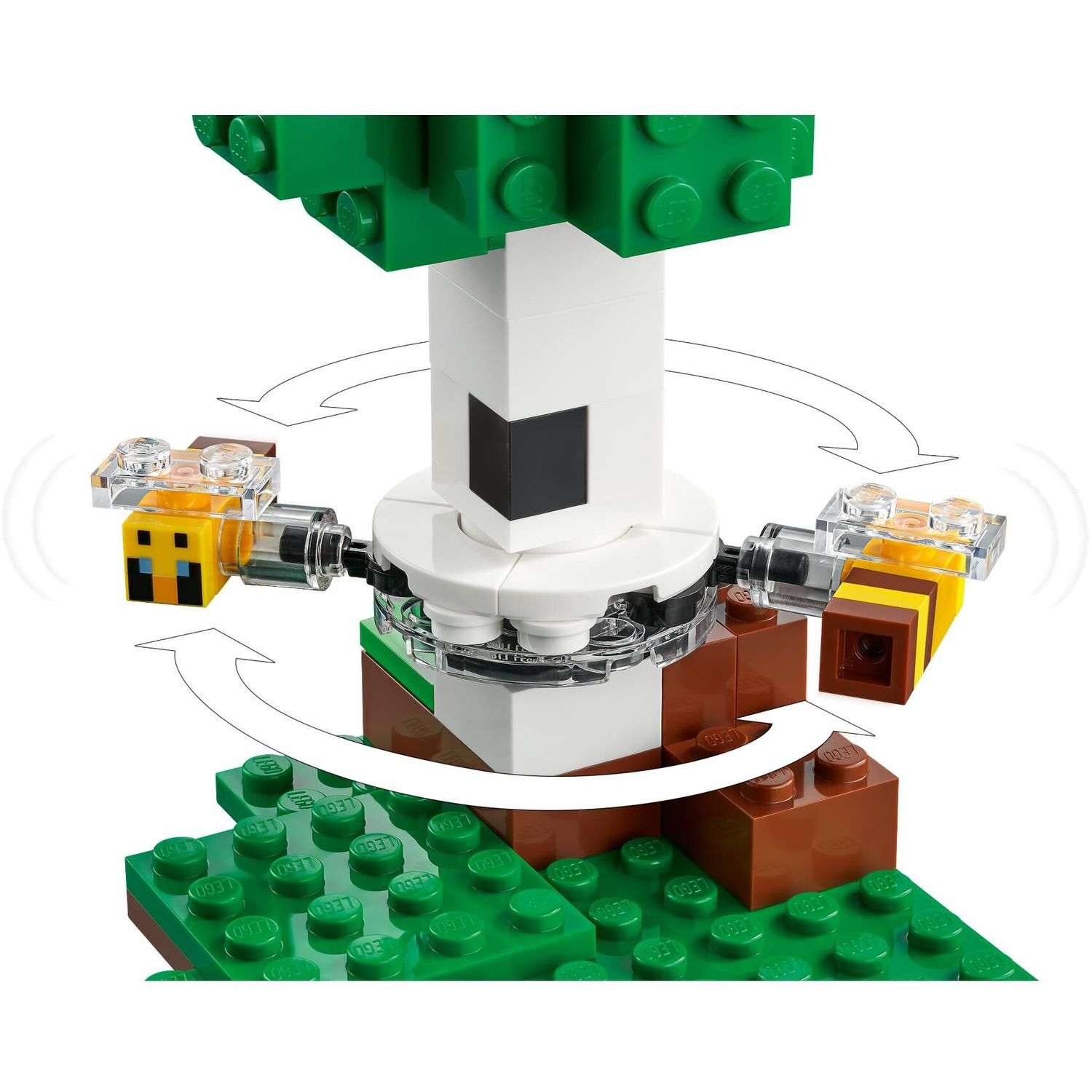 Конструктор LEGO Minecraft Пчелиный коттедж 254 дет. - фото 6