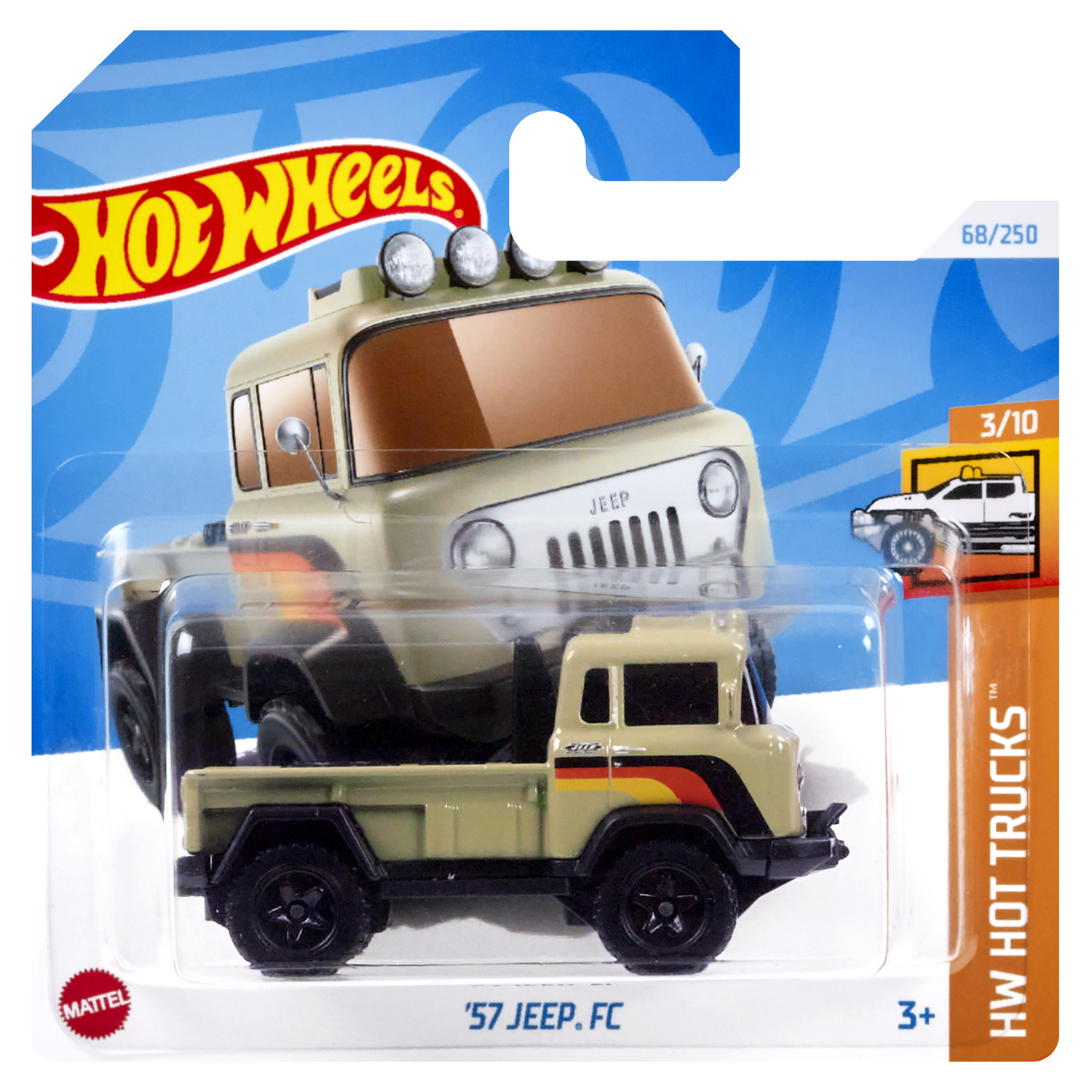 Автомобиль Hot Wheels Jeep 1:64 5785-A68-HTC30 - фото 1