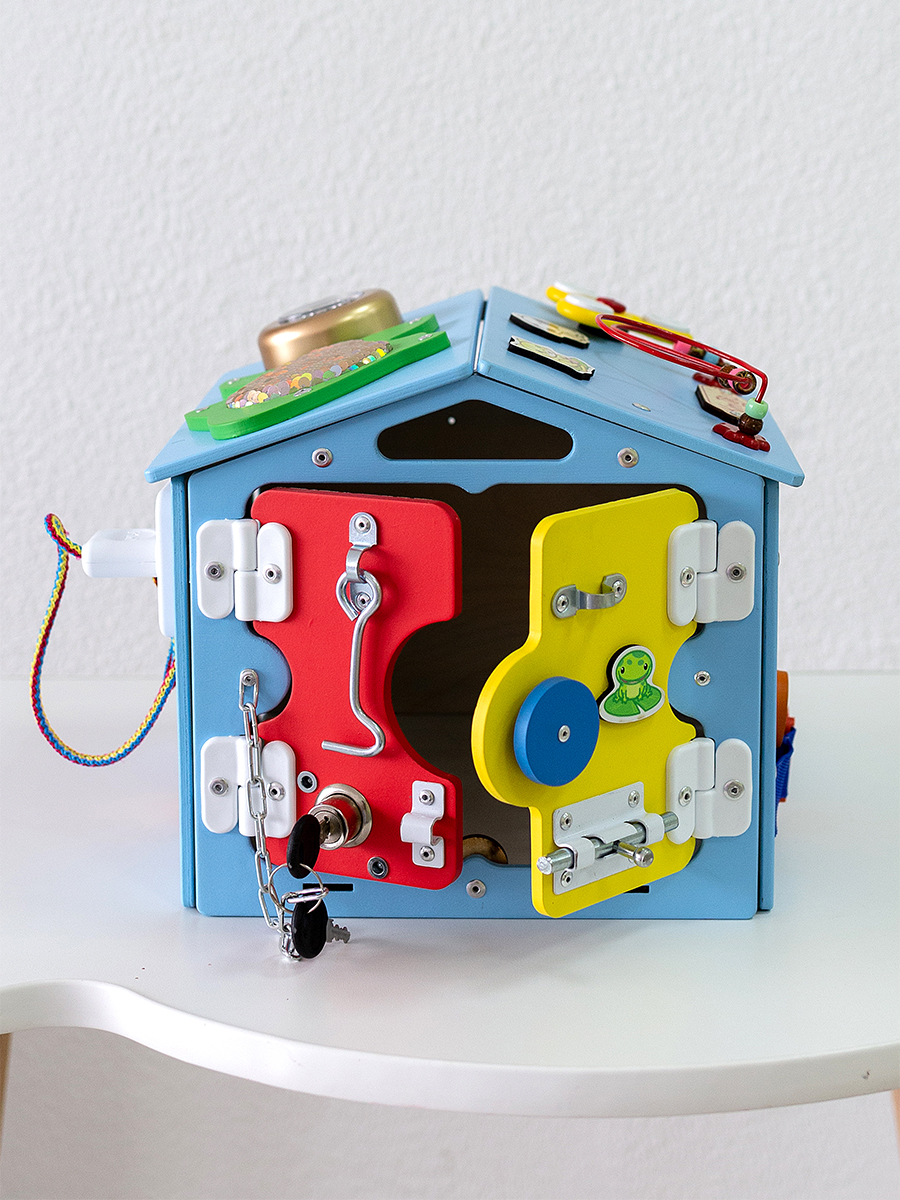 Игрушка KimToys бизиборд Домик - фото 4