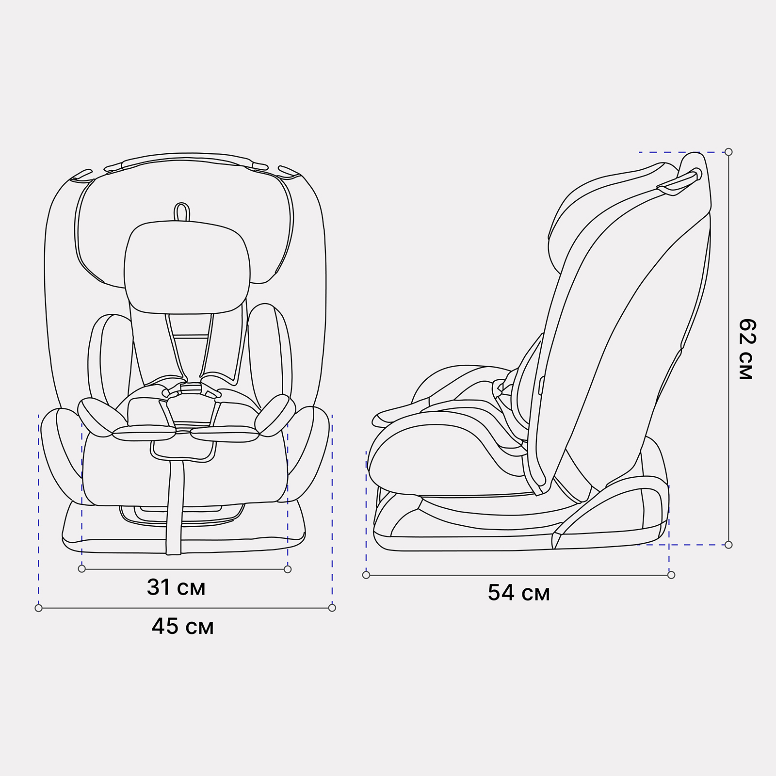Автокресло Rant Basic Unity next 0+/1/2/3 (0-36 кг) бежевый - фото 8