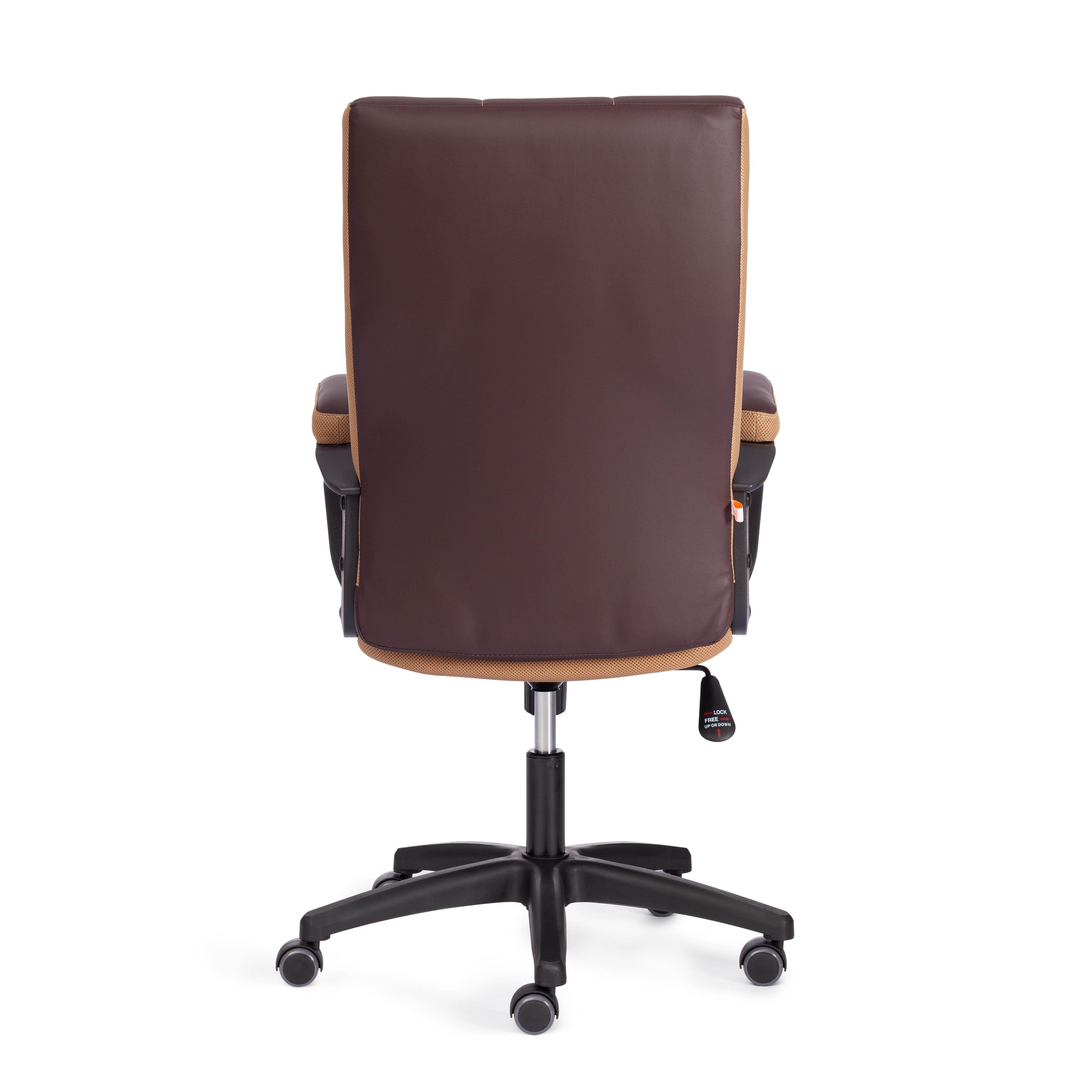 Компьютерное кресло TETCHAIR Тренди коричневый/бронзовый - фото 4
