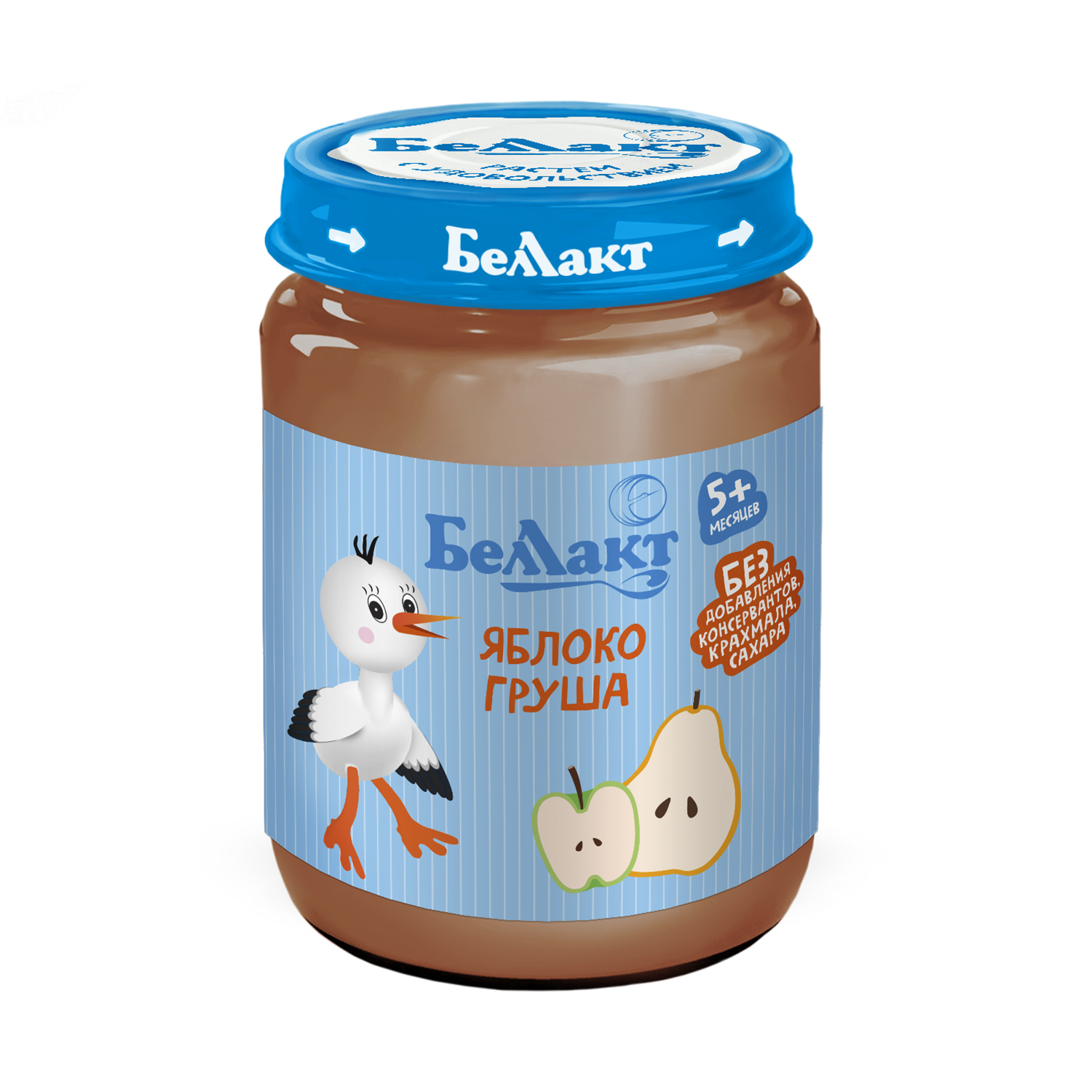 Пюре Беллакт Яблоко-груша с 5 мес 170 г - фото 1