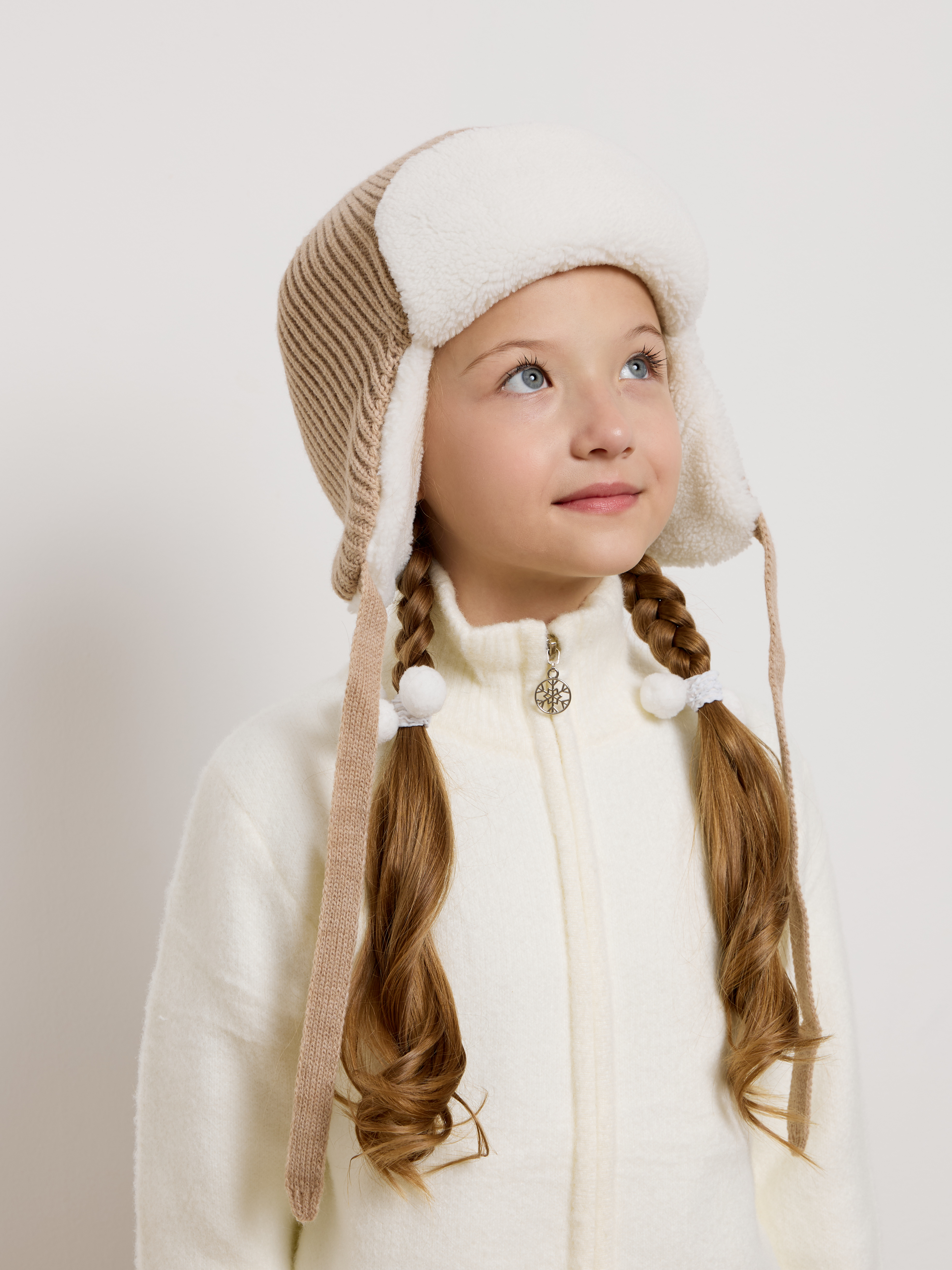 Шапка-ушанка Starkoff Kids Д301112 - фото 1