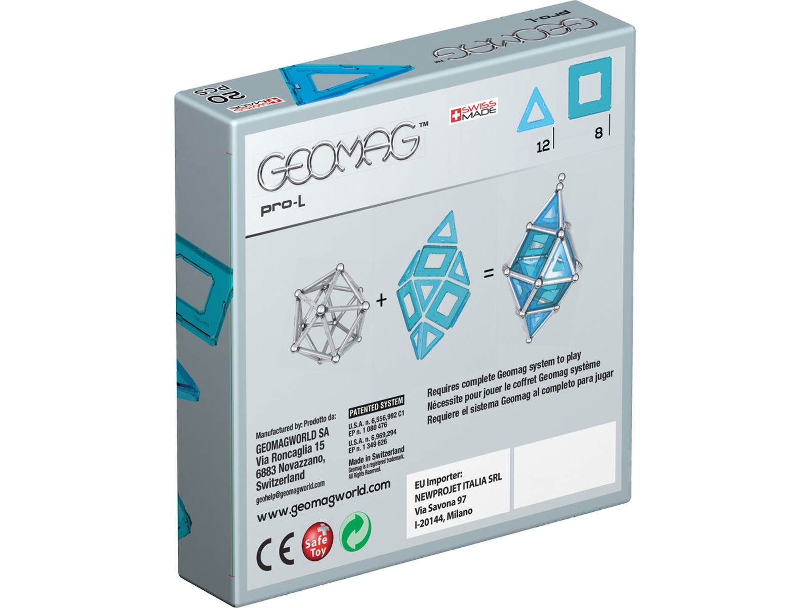 Конструктор Geomag магнитный 20 дет. - фото 4