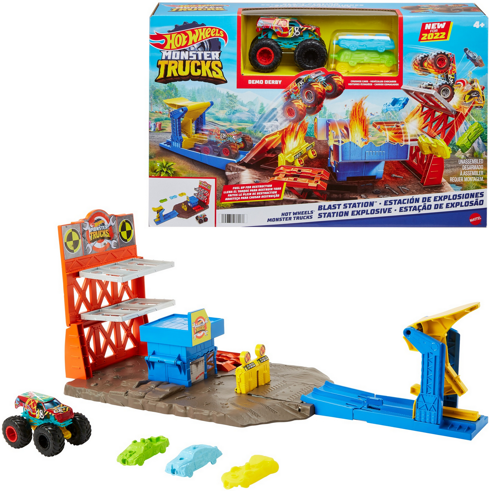 Трек Hot Wheels Взрывная станция HFB12 - фото 12