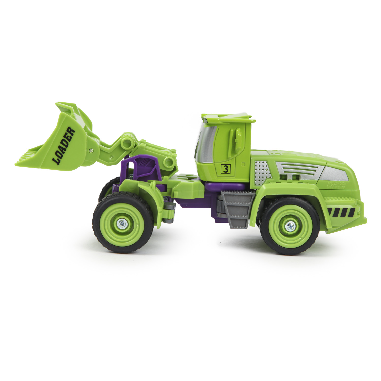 Фигурка Mobicaro Бульдозер Green Metal - фото 6