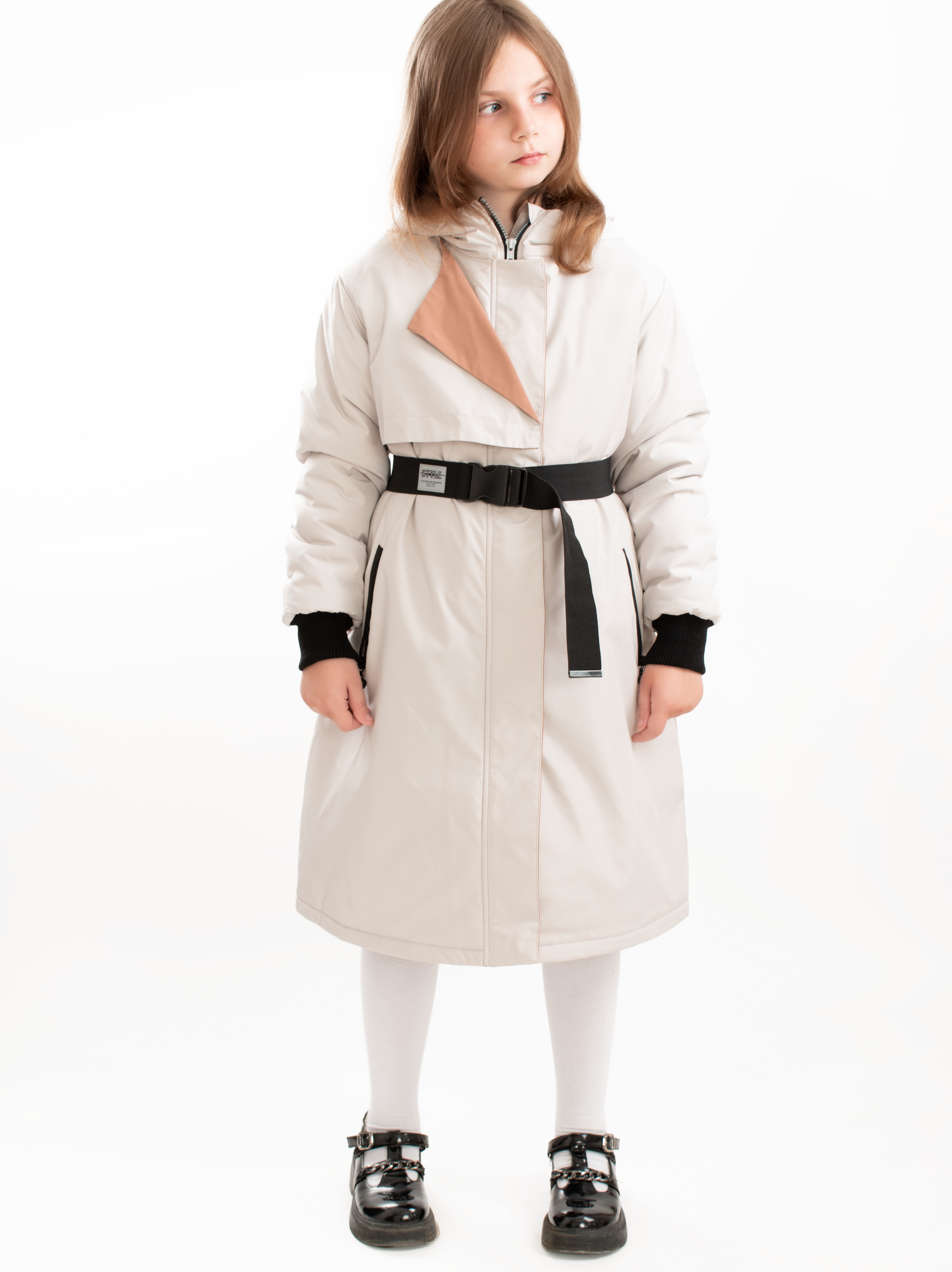 Пальто AllisZhuk 00_150_476/жемчужный - фото 3