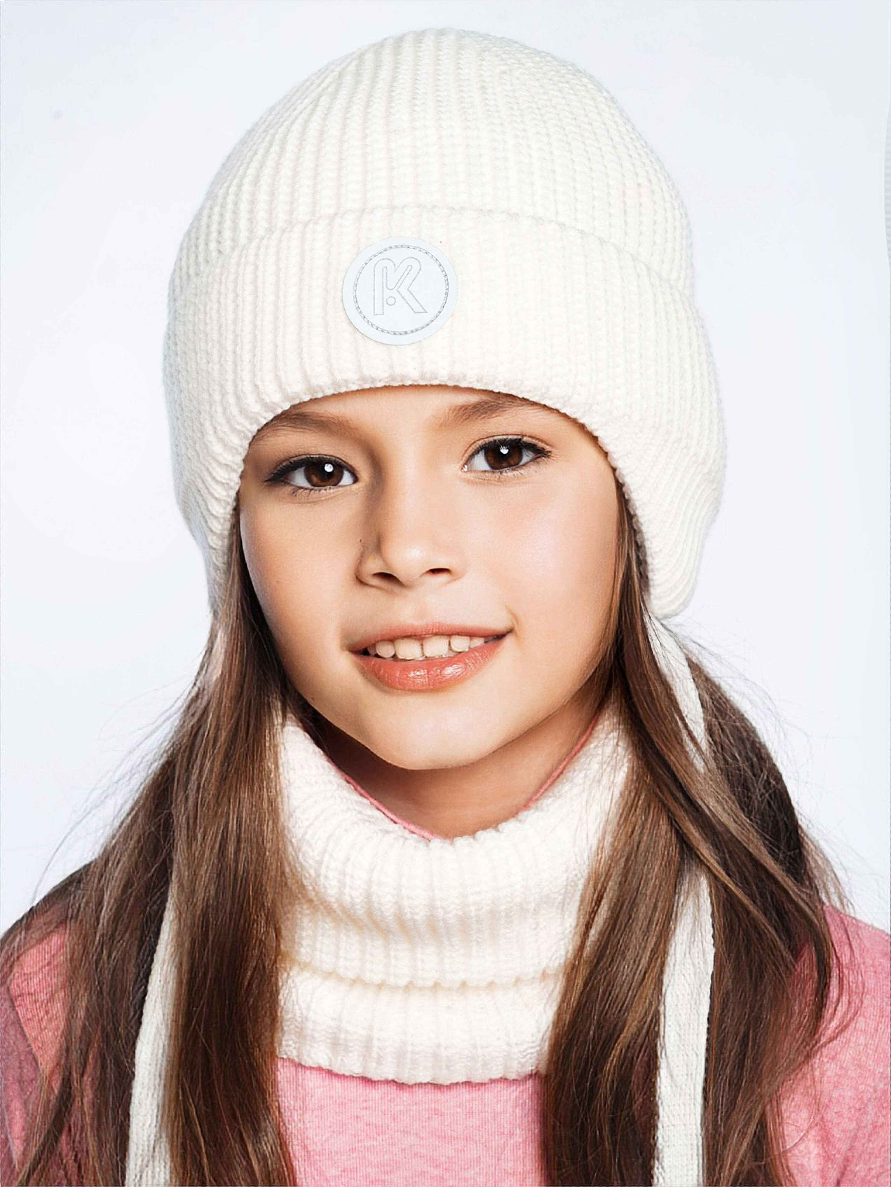 Шапка и снуд ПриКиндер U-W_221229 Цвет: Молоко - фото 1