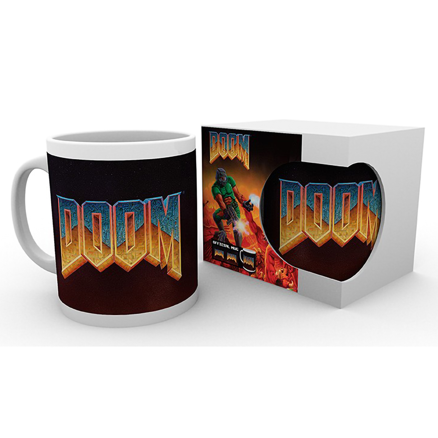 Кружка ABYStyle Gb Eye Doom Mug 320 ml Doom Classic Logo subli box x2 MG1293 - фото 2
