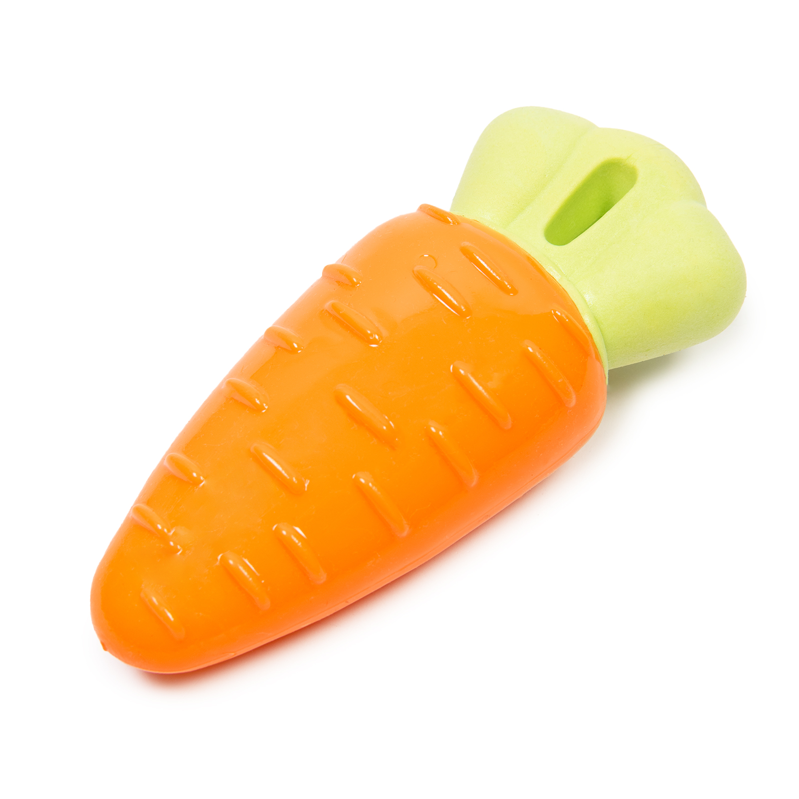 Игрушка для собак Barbaks Морковка пищит TPR 14см - фото 2