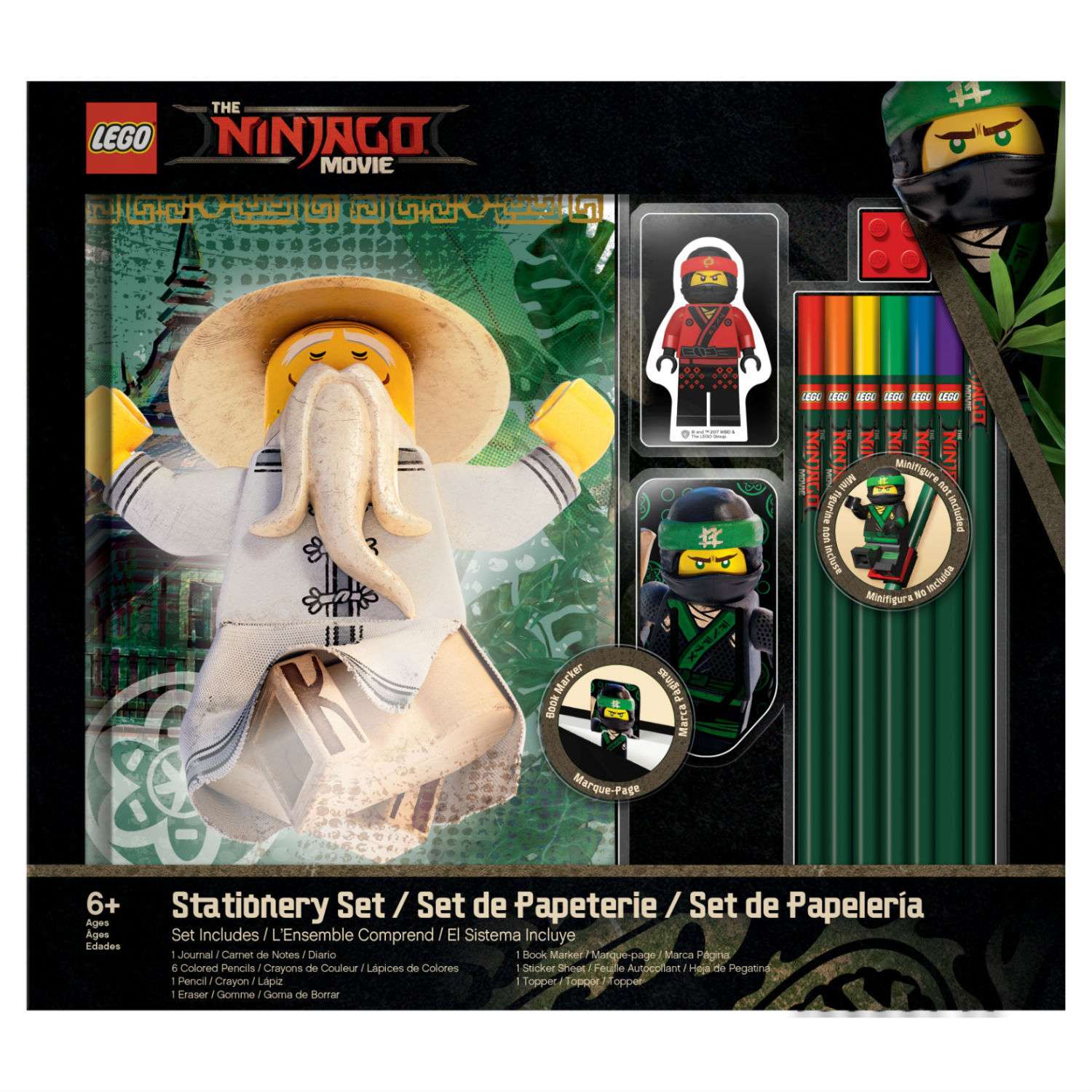Набор канцелярский Lego Ninjago Legends of Chima 12 предм. - фото 1