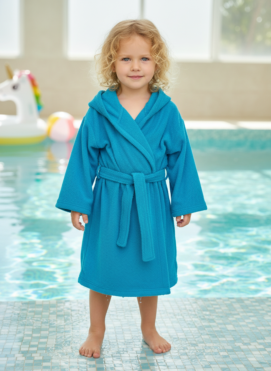 Халат Утенок 900 бирюза - фото 2