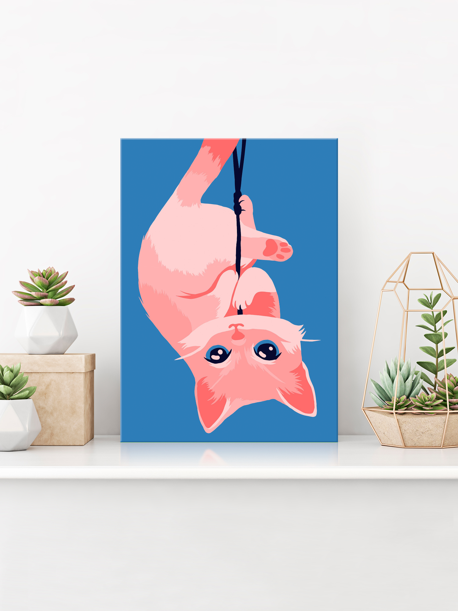 Картина по номерам Hobby Paint Игривый котёнок в ассортименте - фото 3