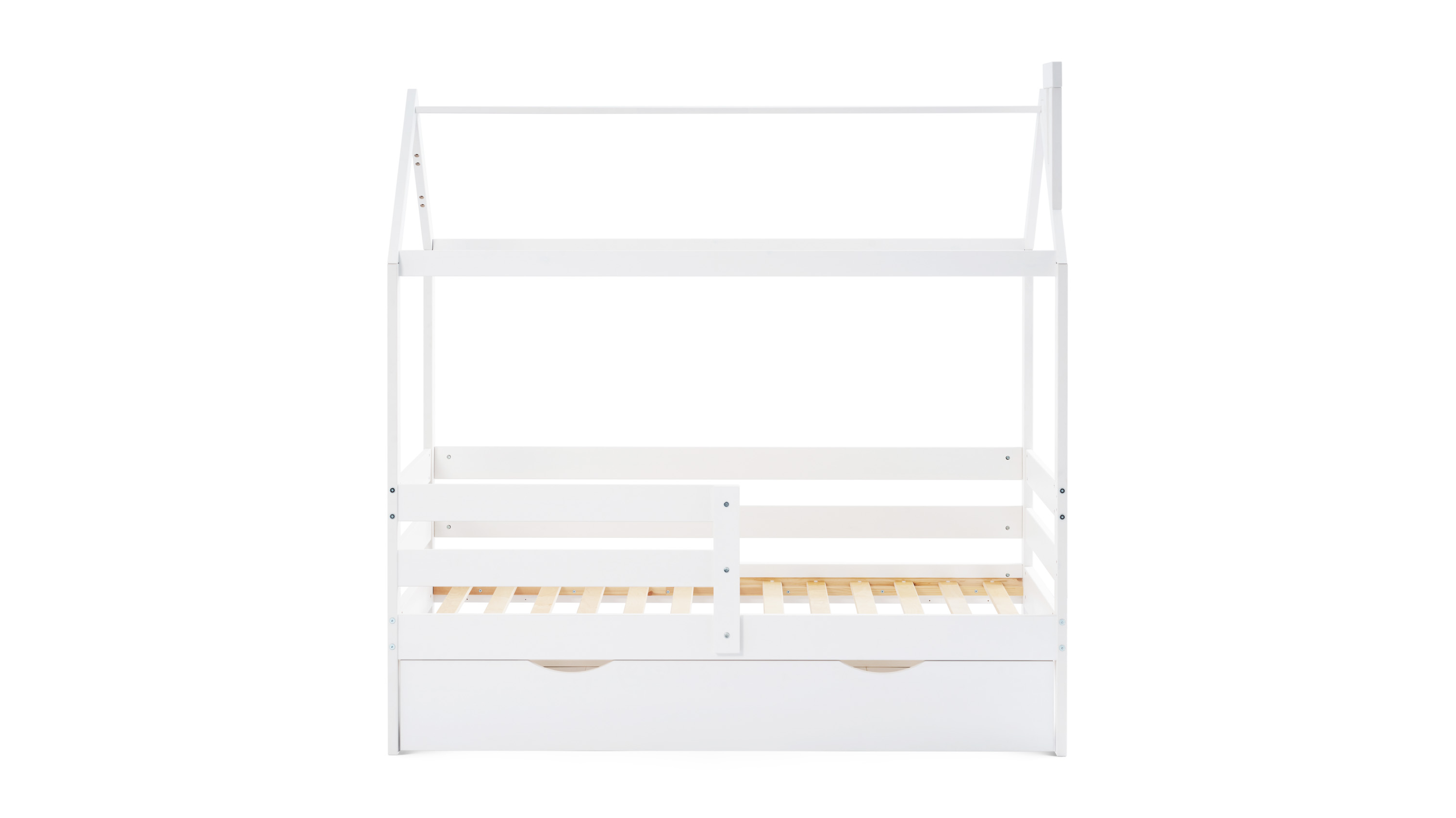 Кровать односпальная IKEA Ош (белый) - фото 4