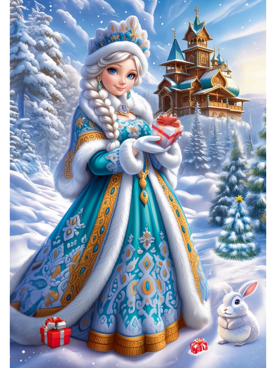 Блокнот Prof-Press Новогодние открытки 32 лист. - фото 23