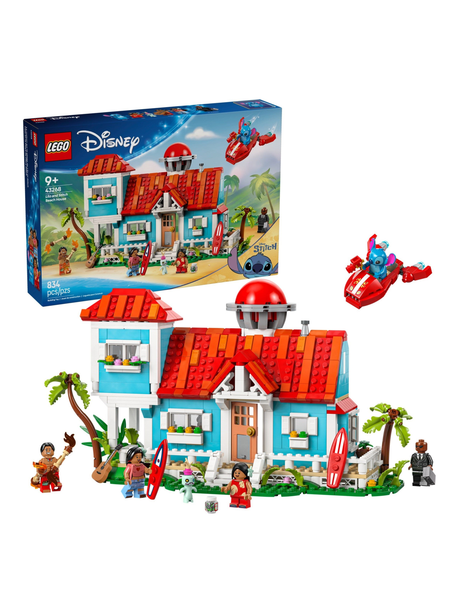 Конструктор LEGO Disney Пляжный домик 834 дет. - фото 3