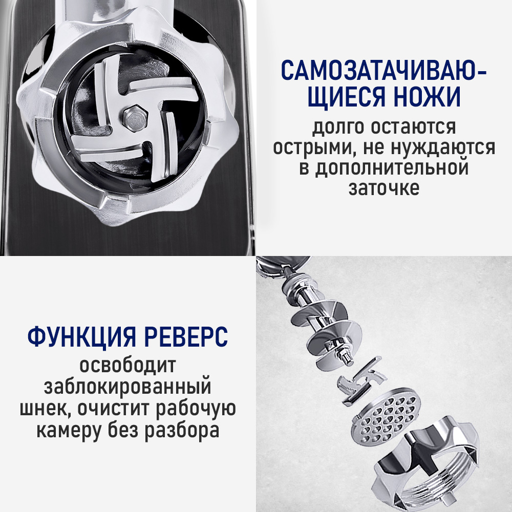 Мясорубка электрическая STINGRAY ST-MG2502A - фото 4