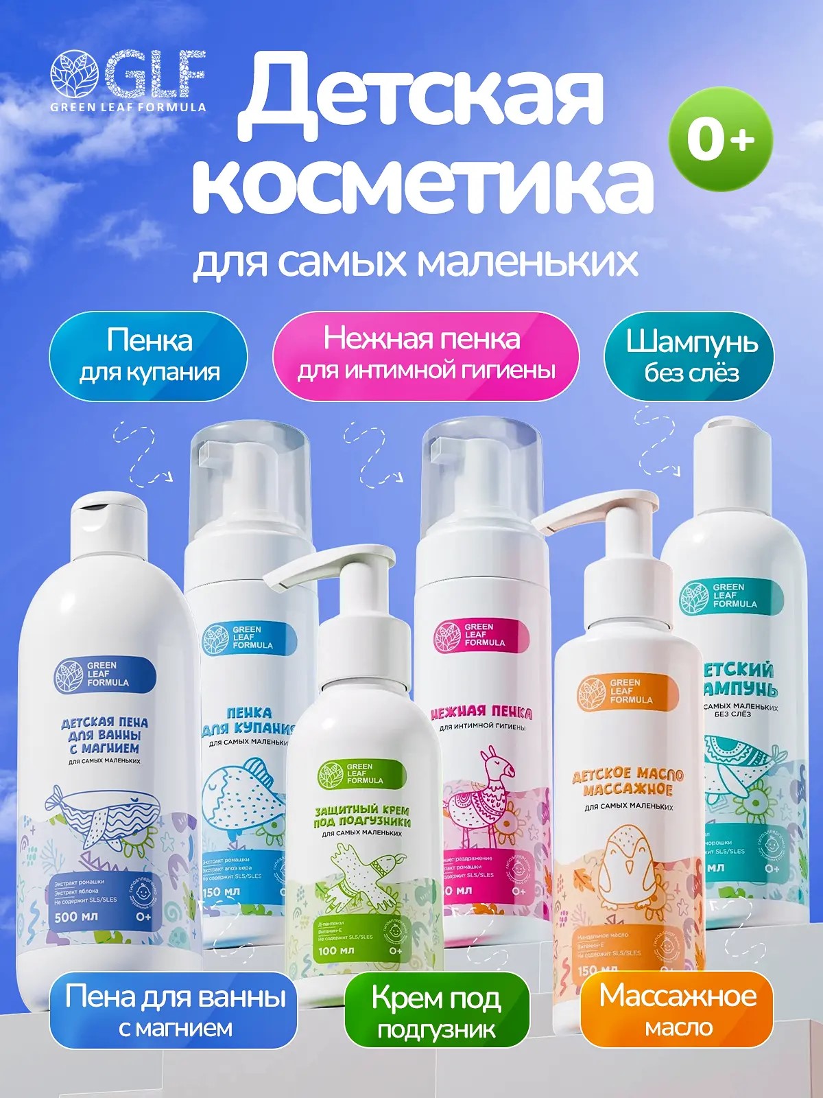 Омега 3 для детей от 1 года Green Leaf Formula рыбный жир детский в ампулах - фото 14