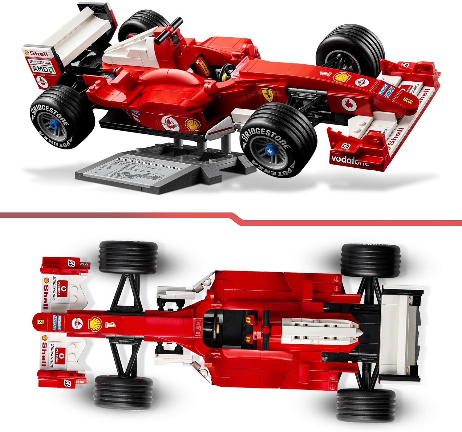 Конструктор LEGO Icons Феррари F2004 735 дет. - фото 2