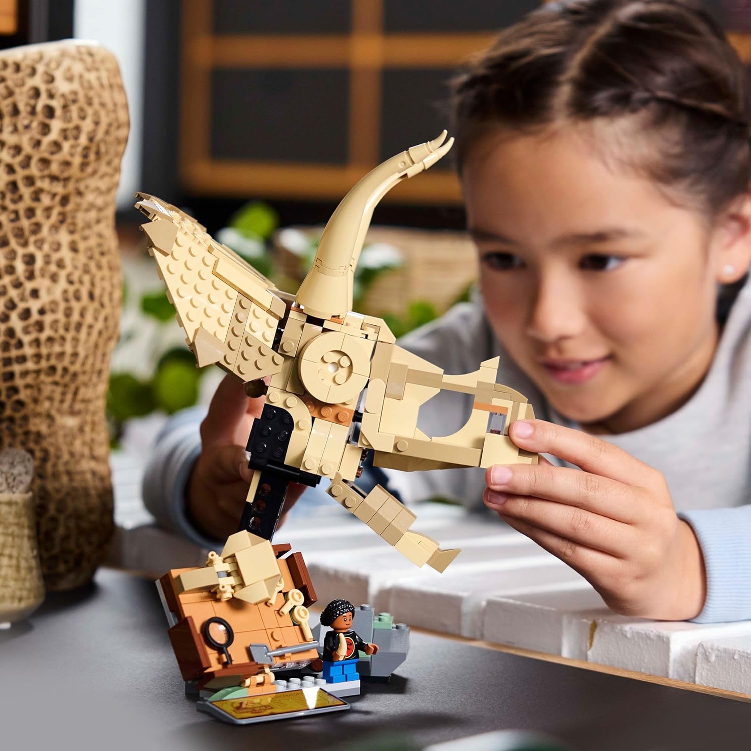 Конструктор LEGO Jurassic World Череп Трицератопса блочный - фото 6