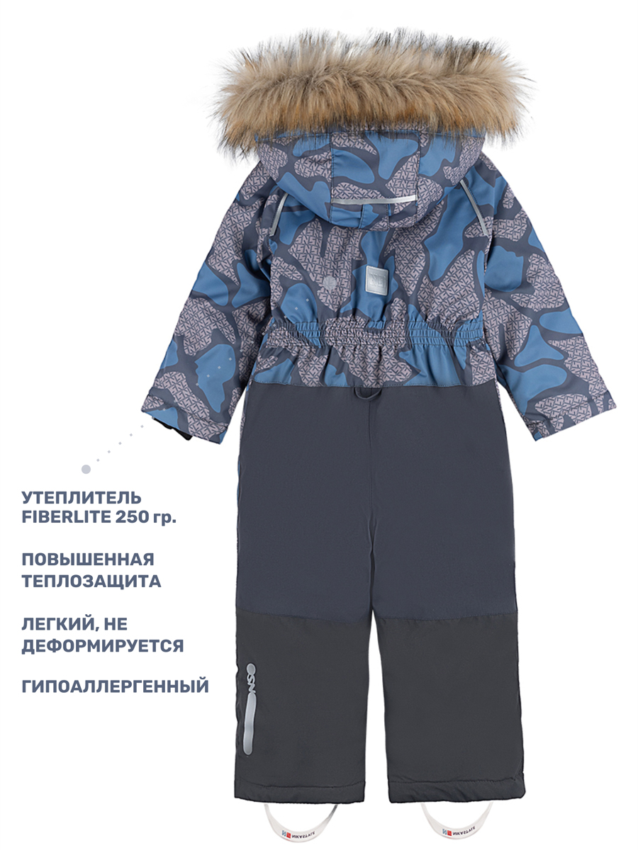 Комбинезон NIKASTYLE 8з0524 джинс/графит - фото 7