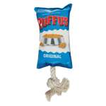 Игрушка для собак Barbaks Снек на канатике мягкий с пищалкой 32см