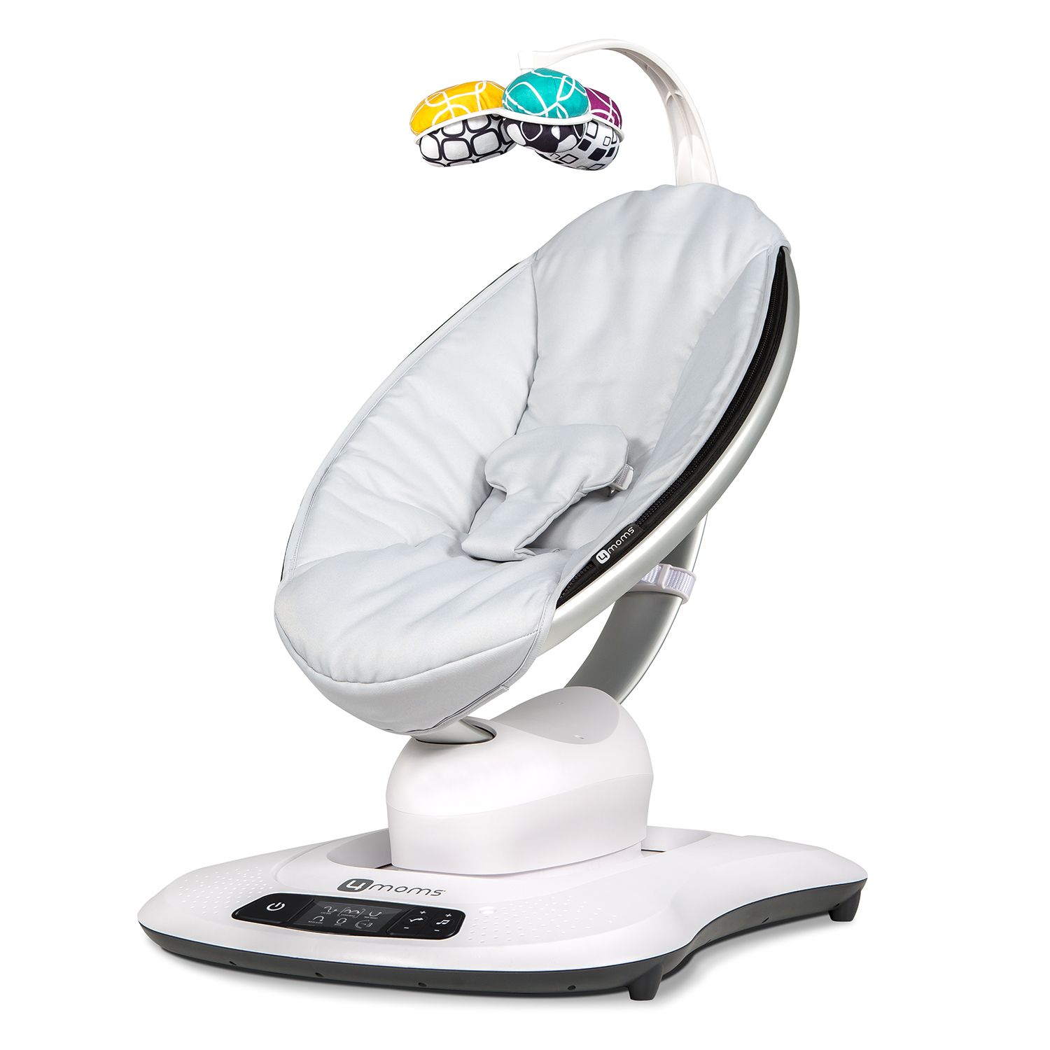 Кресло-качалка 4Moms MamaRoo 4.0 Серебристая - фото 1