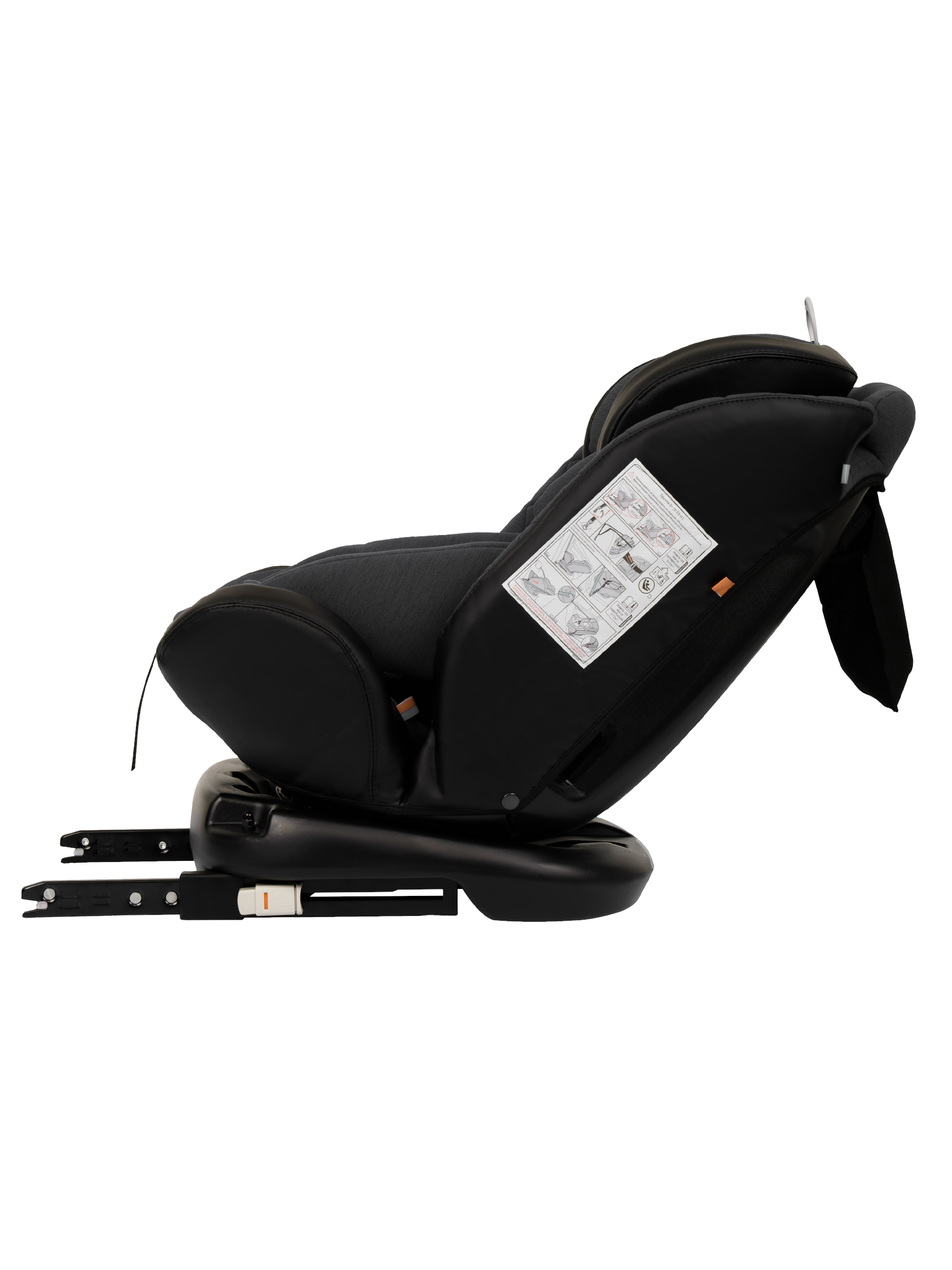Автокресло Indigo Jovola Fuller сер.-черная кожа Isofix 0+/1/2/3 (0-36 кг) серый - фото 19