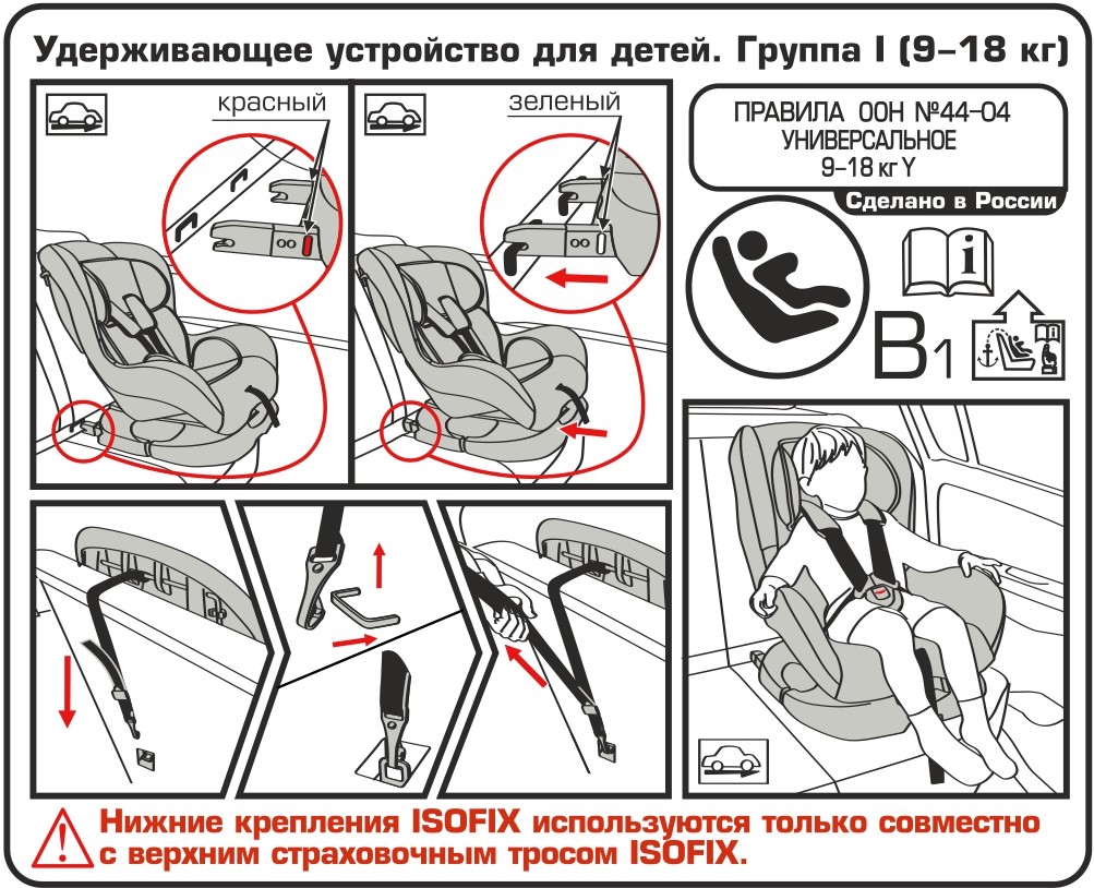Автокресло Babyton Nord Fix Grey Isofix 0+/1 (0-18 кг) - фото 25