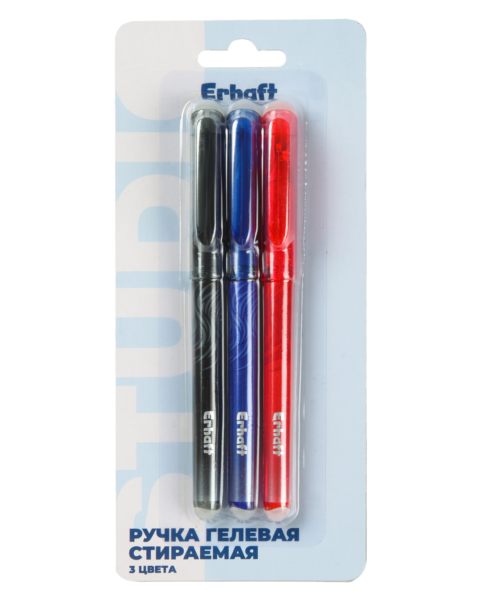Ручка гелевая Erhaft 3 шт. - фото 1