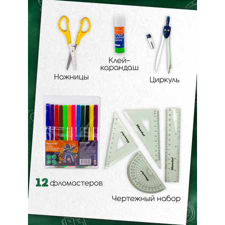 Набор школьника WORKMATE 55 предм.