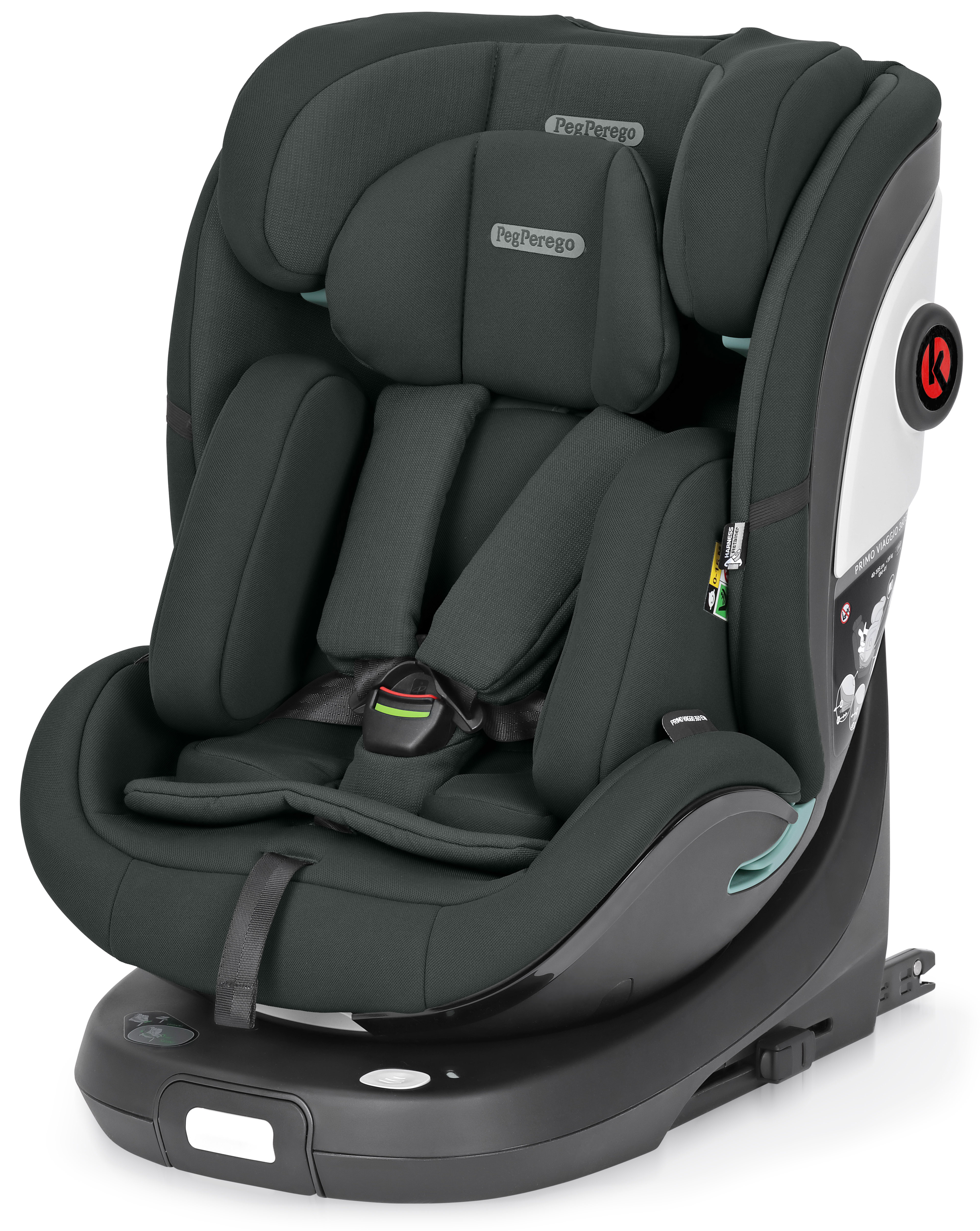 Автокресло Peg-Perego 360 Evo Isofix 0+/1/2/3 (0-36 кг) зеленый - фото 1