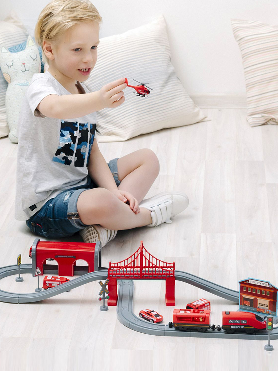 Набор железнодорожный Givito G201-007 - фото 2