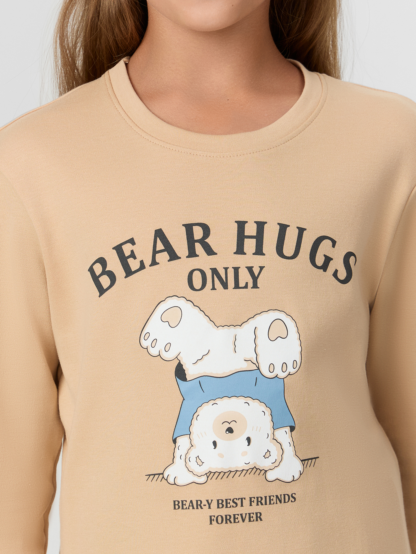 Пижама Mark Formelle (Марк Формэль) 567743/обжаренный миндаль +мишки на сине -голубом - фото 5