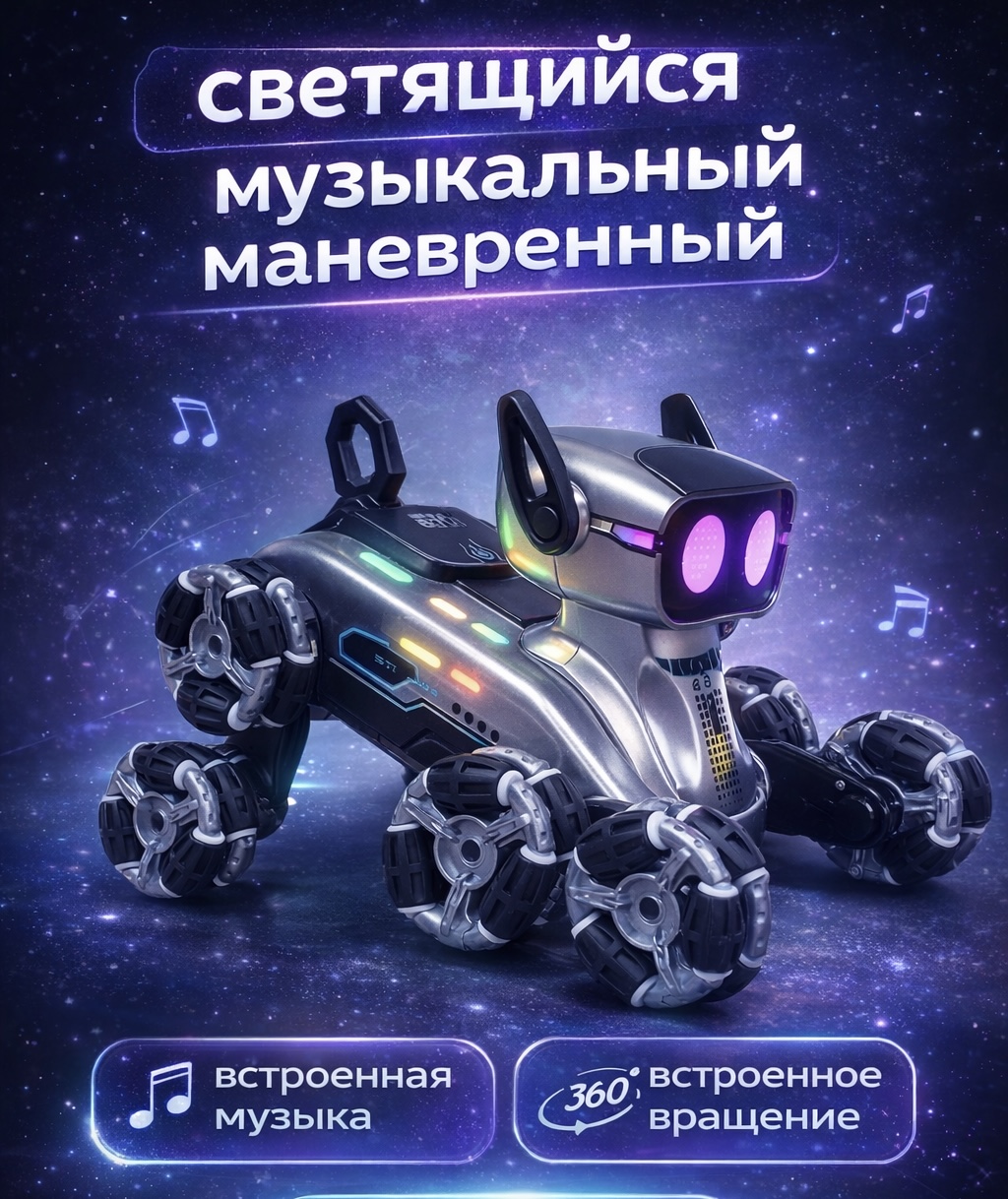 Собака РУ BalaToys Робот Интерактивный - фото 2