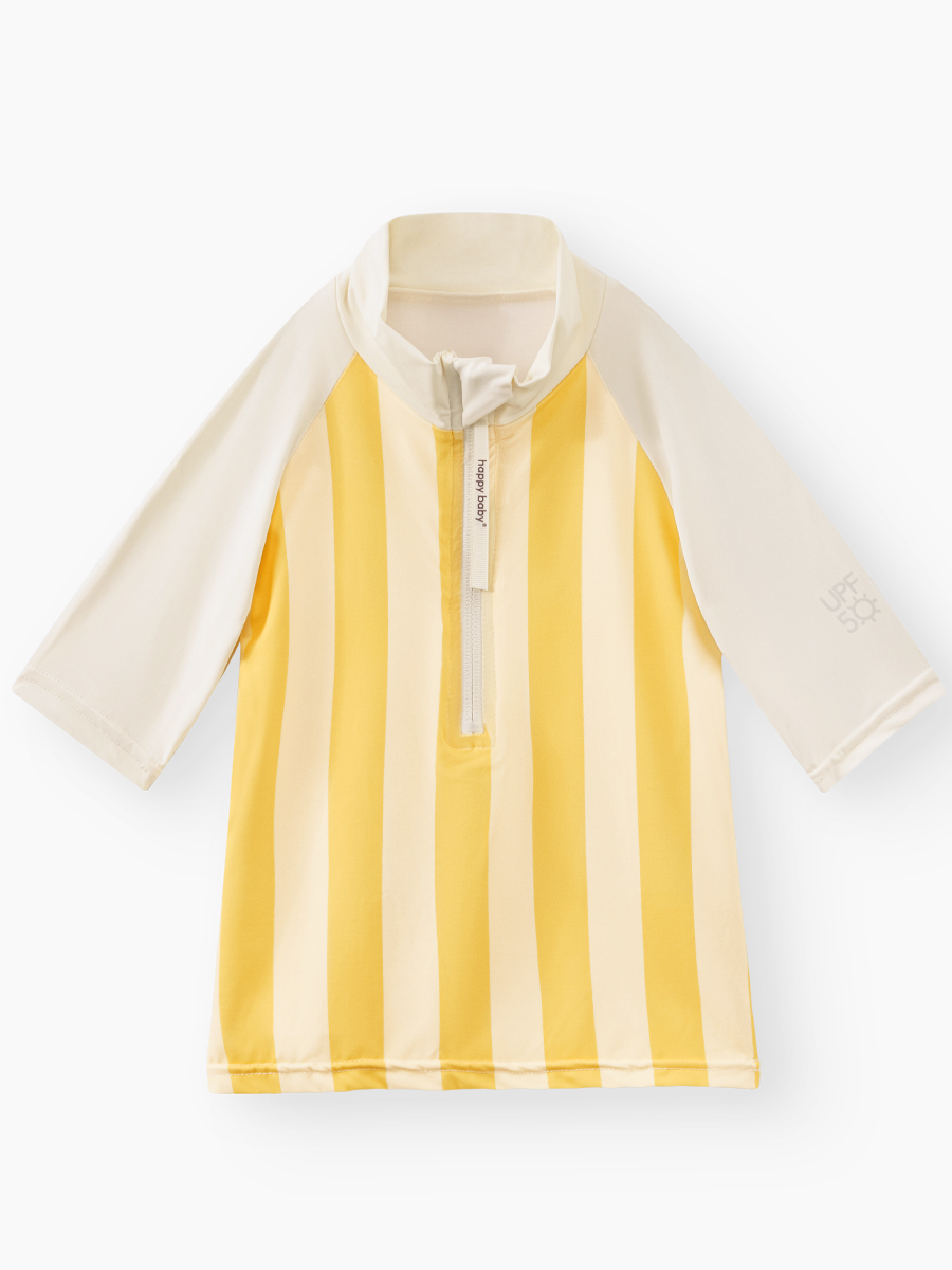 Футболка для плавания Happy Baby 50661-1_yellow stripes - фото 1