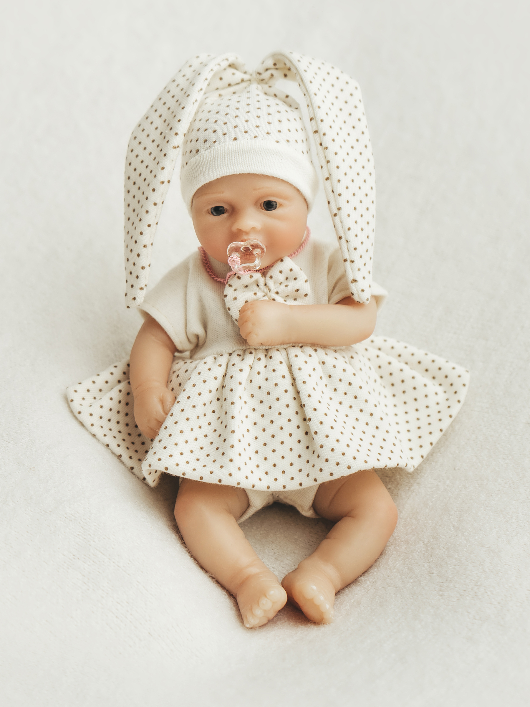 Кукла мини Magic Manufactory Magic baby Пупс реборн девочка высота 19 см 4631162180901 - фото 1